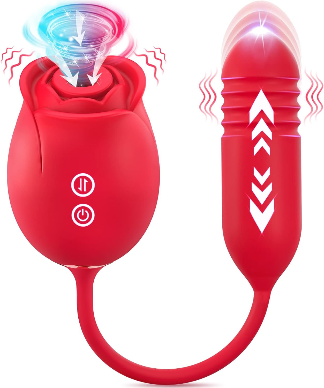 The "Rose" - cIitoral air suction & Gspot vibe